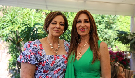 Hilda Woessner y Mónica Celis.