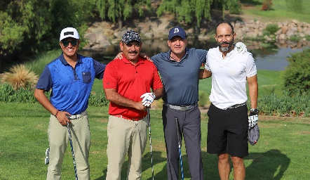  Iván Santana, Conrado Piña, Fernando Montoya y Gerardo Valdez.