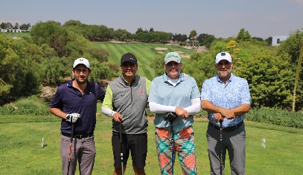  José Luis Ortega, Santiago López, Alex Morfin y Domingo Serrato.