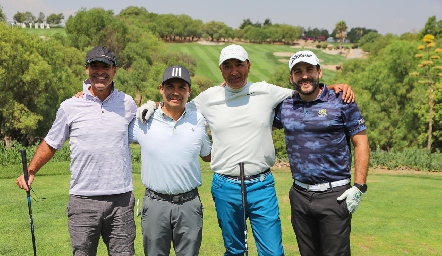  José Lozano, Santiago López, Jesús Martínez y Julián Ortiz.