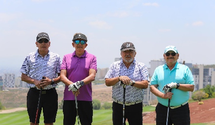  Juan Martínez, Ernesto Cantú, Rafael Torres y Javier Martínez.