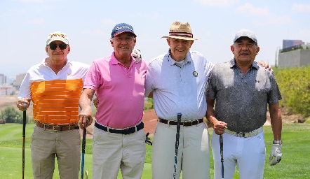  Ronald Tuken, Alejandro Solis, Adrián González y Gerardo González.