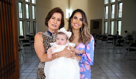  Gabriela Andrés, Carlota Villaseñor y Marcela Díaz Infante.