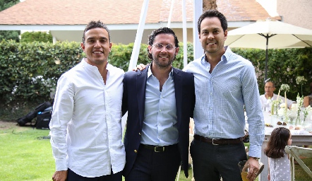  Toño Méndez, Abraham Salgado y Beto Berrones.