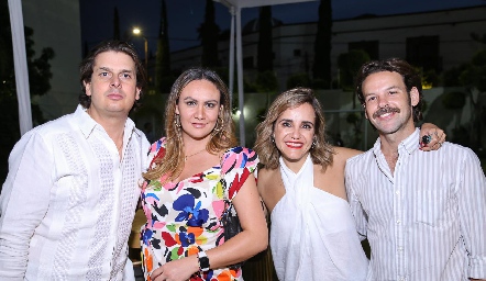  Luis del Castillo, Isabel Mejía, Montse Lavín y Checo Guerra.