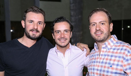  Jorge Gómez, Sebastián Safont y Gerardo Hernández.