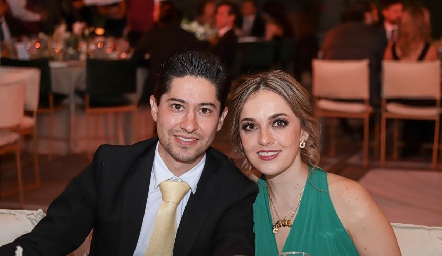   Rodrigo Dauajare y Renata González.