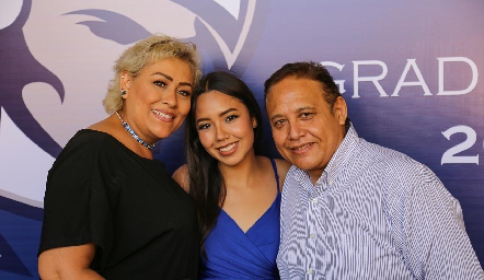  Charo Ramírez, Daniela Rodríguez y David Rodríguez.