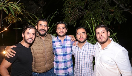  Omar Güemes, Isac Valadez, Emilio, Diego García y Edgar Olguin.