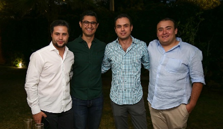 Rafael Moreno, Alfonso Covarrubias, Ernesto Silva y Jorge Alonso.