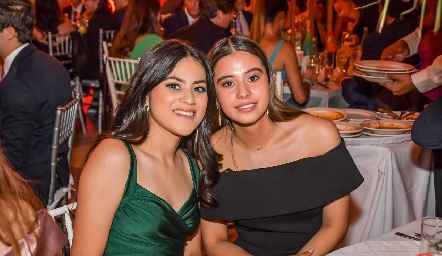  Kenia Zarate y Vanesa Bustamante.