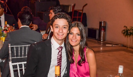 Pato Arch y Loretta Abud.