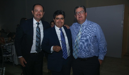  Manuel Toledo, Francisco Leos y Jacobo Payán.