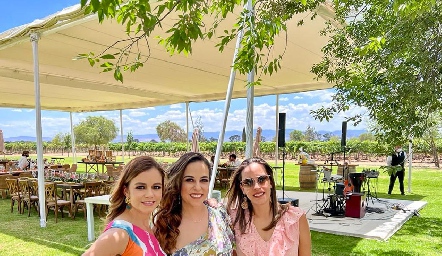  Las concuñas Torres, Caro Castillo, Ana Isa Torres y Sofía Gutiérrez.