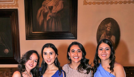  Marité Suárez, Ana Lucía, Begoña Paredes y Andrea.