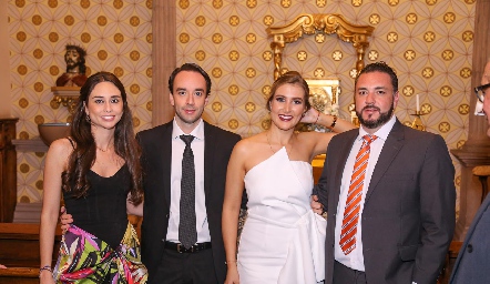  Mariana Meade, Patricio Meade, Vero Pérez y Alejandro Meade.