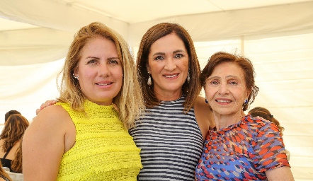  Georgina Anaya, Anita Anaya y Any Rossel.