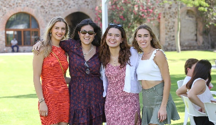  Francesca Hinojosa, Ximena Leos, Montse Hampshire y Sofía Vallejo.