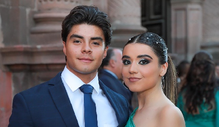  Andrés Sánchez y Ana Gaby Medrano.