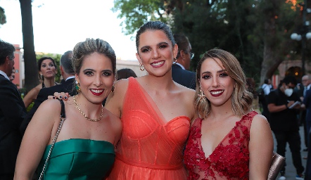  Cristina Kasis, Ana Sofia Solana y Ana Gaby Ibarra.