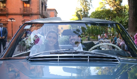  Rumbo a la recepción.