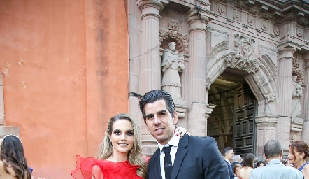  Miriam Huber y Alejandro Valladares.