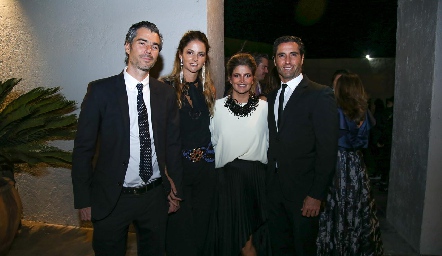  Eduardo Vigil, María José López, Lourdes López y Rafael Lebrija.