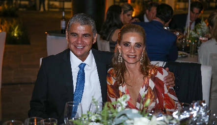  Mario Martell y Beatriz Rangel.