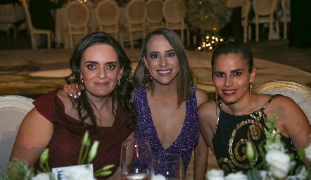  Pilar Hernández, Úrsula Ortuño y Karla Von Der Meden.