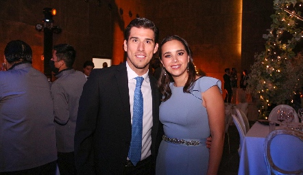 Alberto Kasis y Bárbara Mejía.