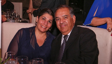  Dalel Kasis y José Luis Suárez.