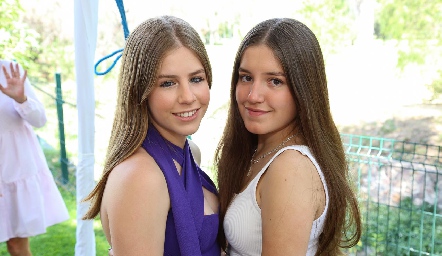  Alejandra Suárez y Anna Astrid Delgado.