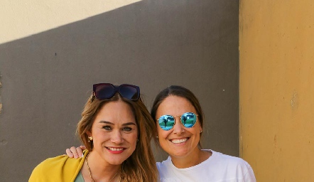Danaé y Máxima, Prisca y Sebastián.