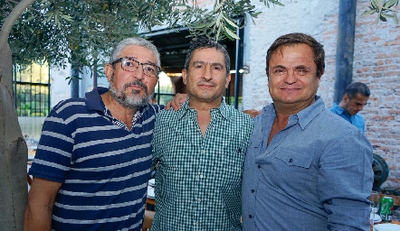  Francisco Escobedo, Arturo Tobías y Oscar Cabrera.