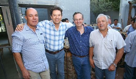  Enrique Quintero, David Martínez, Alejandro Michel y Javier Villegas.
