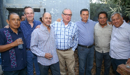  Antonio Bear, Alejandro Michel, Mario Castillo, Boris Ruiz, Jorge Narváez, Antonio Ascanio y Carlos Reyes.