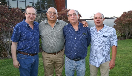  Alejandro Michel, Miguel Morales, Ariel López y Enrique Quintero.