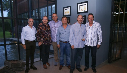  Jorge Aldrett, Gonzalo de la Serna, Johan Werge, Oscar Cabrera, Mario Castillo y Alfredo Gallegos.