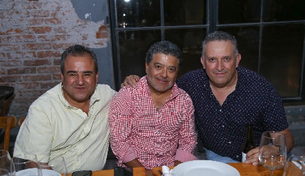  Gustavo de la Torre, Luis Fonseca y Gabriel Garduño.