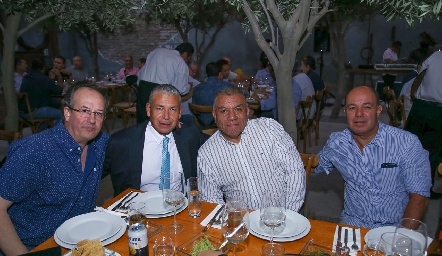  Alejandro Michel, Marco Requena, Armando Flores y Enrique Quintero.