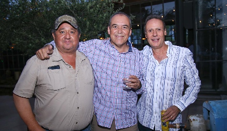  Eduardo Izar, Johan Werge y Alfredo Gallegos.