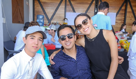  Andrés, Chema y Malinali.