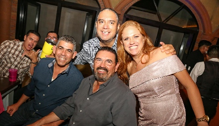  Carlos Gouyonnet, Lalo García, Guillermo Cueto y Fernanda Vilet.