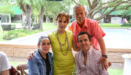  Ximena Castillo, Lourdes López, Juan José Toranzo y Luis Manuel de la Rosa.