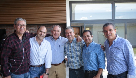  Armando Martínez, Eduardo Nieto, Rodolfo Treviño, Gerardo Navarro, Jorge Quevedo y Javier Tobías.