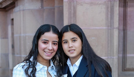  Daniela y María Navarro Aldrett.