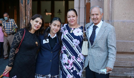  Bárbara Zermeño, Miriam Ruiz, Miriam García e Ignacio Ruiz.