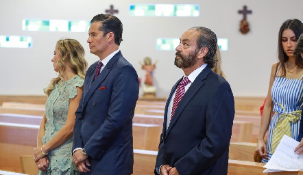  Marcela Torres, Sergio Zapata y Oscar Torres.
