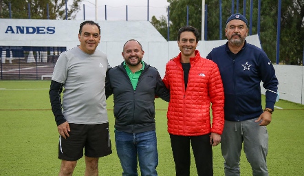  Jesús Fernández, Israel Navarro, Gerardo Castro de la Maza y Alejandro González.