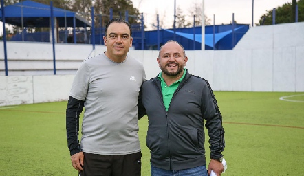  Jesús Fernández e Israel Navarro.